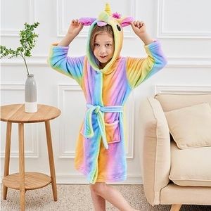 Kids rainbow robe🌈